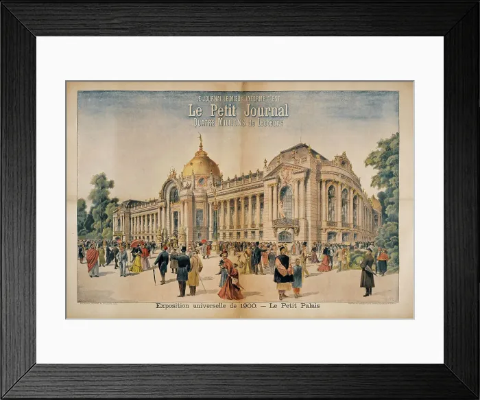 Framed Print : Exposition Universelle de 1900. Le Petit Palais, 1900. Creator: Meyer, Henri (1844-1899) Framed Print : Exposition Universelle de 1900. Le Petit Palais, 1900. Creator: Meyer, Henri (1844-1899)