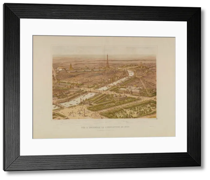 Framed Print : Exposition Universelle de 1900, 1900. Creator: Hoffbauer, Feodor (Fédor) (1839-1922) Framed Print : Exposition Universelle de 1900, 1900. Creator: Hoffbauer, Feodor (Fédor) (1839-1922)