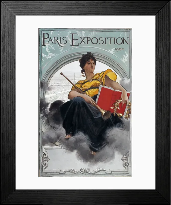 Framed Print : Paris Exposition 1900, 1900. Creator: Flameng, François (1856-1923) Framed Print : Paris Exposition 1900, 1900. Creator: Flameng, François (1856-1923)