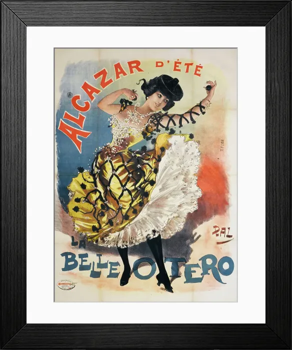 Framed Print : La Belle Otéro, c. 1895. Creator: Pal (Jean de Paléologue) (1855-1942) Framed Print : La Belle Otéro, c. 1895. Creator: Pal (Jean de Paléologue) (1855-1942)