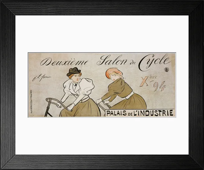 Framed Print : Deuxième Salon du Cycle, 1894. Creator: Forain, Jean-Louis (1852-1931)