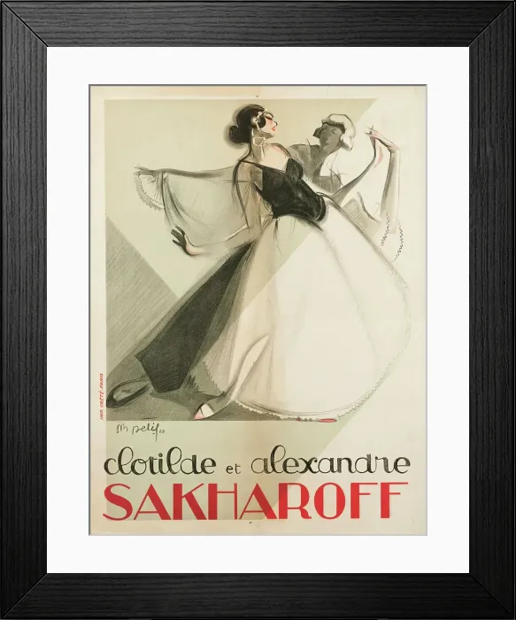 Framed Print : Clotilde et Alexandre Sakharoff, 1923. Creator: Delif, M. (active 1920s) Framed Print : Clotilde et Alexandre Sakharoff, 1923. Creator: Delif, M. (active 1920s)