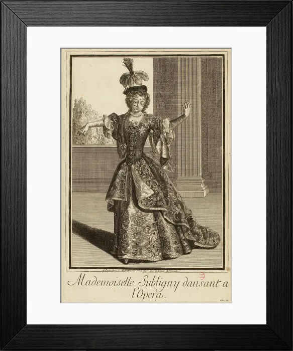 Framed Print : Marie-Thérèse de Subligny (1666-1735), End of 17th cen. Creator: Anonymous Framed Print : Marie-Thérèse de Subligny (1666-1735), End of 17th cen. Creator: Anonymous