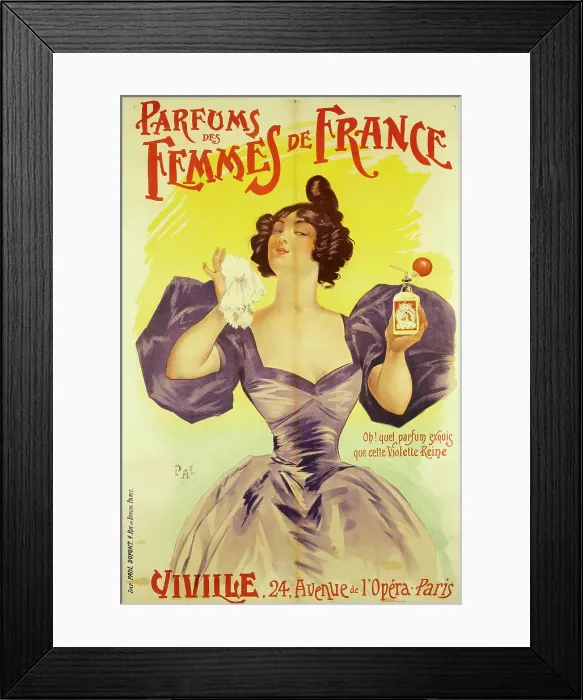 Framed Print : Parfums des Femmes de France, 1896. Creator: Pal (Jean de Paléologue) (1855-1942) Framed Print : Parfums des Femmes de France, 1896. Creator: Pal (Jean de Paléologue) (1855-1942)