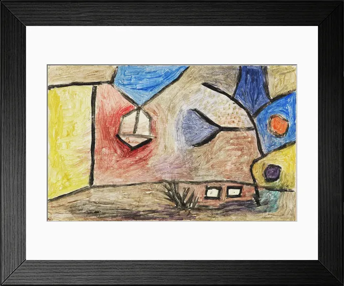 Framed Print : Landscape B. L. 1931. Creator: Klee, Paul (1879-1940) Framed Print : Landscape B. L. 1931. Creator: Klee, Paul (1879-1940)