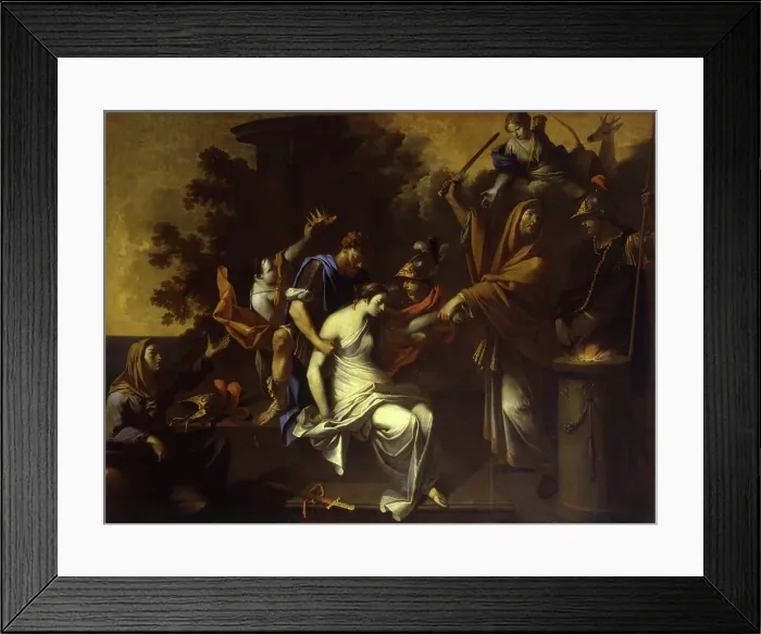 Framed Print : The Sacrifice of Iphigenia, 1650-1660. Creator: Tassel, Jean (1608-1667) Framed Print : The Sacrifice of Iphigenia, 1650-1660. Creator: Tassel, Jean (1608-1667)