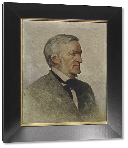 Portrait of the Composer Richard Wagner (1813-1883). Creator: Lenbach, Franz, von (1836-1904)