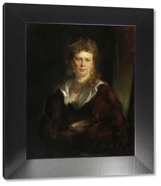 Portrait of Countess Elisabeth zu Sayn-Wittgenstein-Sayn (1845-1883), 1872. Creator: Lenbach, Franz, von (1836-1904)