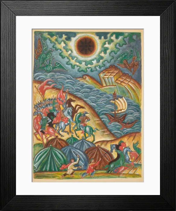 Framed Print : Igor's Campaign. Illustration to The Tale of Igor's Campaign, ca 1928. Creator: Stelletsky, Dmitri Semyonovich (1875-1947) Framed Print : Igor's Campaign. Illustration to The Tale of Igor's Campaign, ca 1928. Creator: Stelletsky, Dmitri Semyonovich (1875-1947)