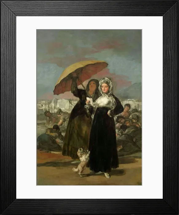 Framed Print : Young Women with a Letter, ca 1813-1820. Creator: Goya, Francisco, de (1746-1828) Framed Print : Young Women with a Letter, ca 1813-1820. Creator: Goya, Francisco, de (1746-1828)