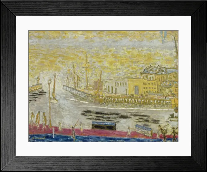 Framed Print : Trouville, la sortie du port, 1938-1944. Creator: Bonnard, Pierre (1867-1947) Framed Print : Trouville, la sortie du port, 1938-1944. Creator: Bonnard, Pierre (1867-1947)