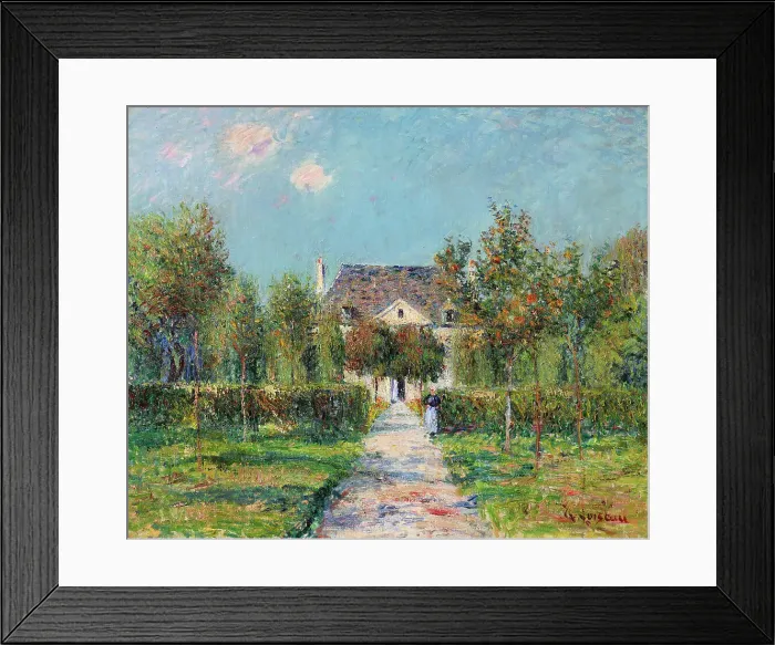 Framed Print : Le verger de Mademoiselle Ernestine, Saint-Jouin, 1908. Creator: Loiseau, Gustave (1865-1935) Framed Print : Le verger de Mademoiselle Ernestine, Saint-Jouin, 1908. Creator: Loiseau, Gustave (1865-1935)