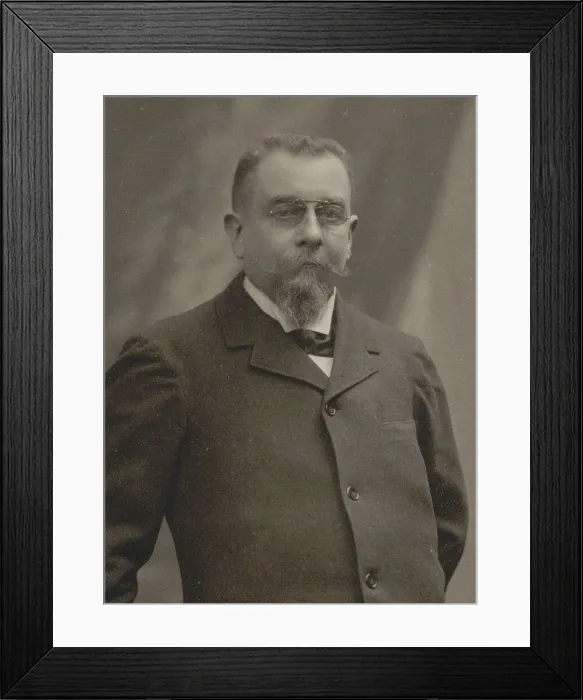 Framed Print : Portrait of the composer Albert Lavignac (1846-1916). Creator: Anonymous Framed Print : Portrait of the composer Albert Lavignac (1846-1916). Creator: Anonymous