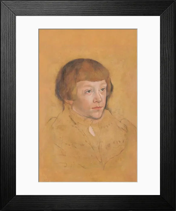 Framed Print : Portrait of a duke of Saxe (Johann Wilhelm, Duke of Saxe-Weimar), c.1540. Creator: Cranach, Lucas, the Younger (1515-1586) Framed Print : Portrait of a duke of Saxe (Johann Wilhelm, Duke of Saxe-Weimar), c.1540. Creator: Cranach, Lucas, the Younger (1515-1586)