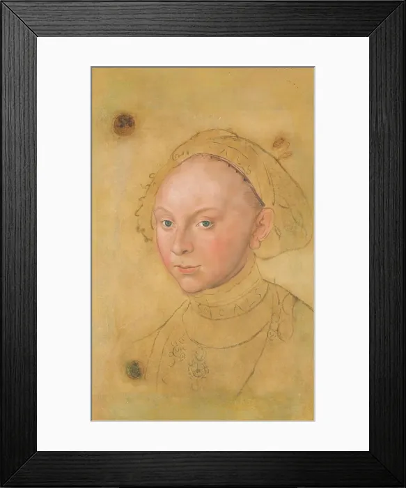 Framed Print : Portrait of Princess Catherine of Brunswick-Grubenhagen (1524-1581), ca 1540-1541. Creator: Cranach, Lucas, the Younger (1515-1586) Framed Print : Portrait of Princess Catherine of Brunswick-Grubenhagen (1524-1581), ca 1540-1541. Creator: Cranach, Lucas, the Younger (1515-1586)
