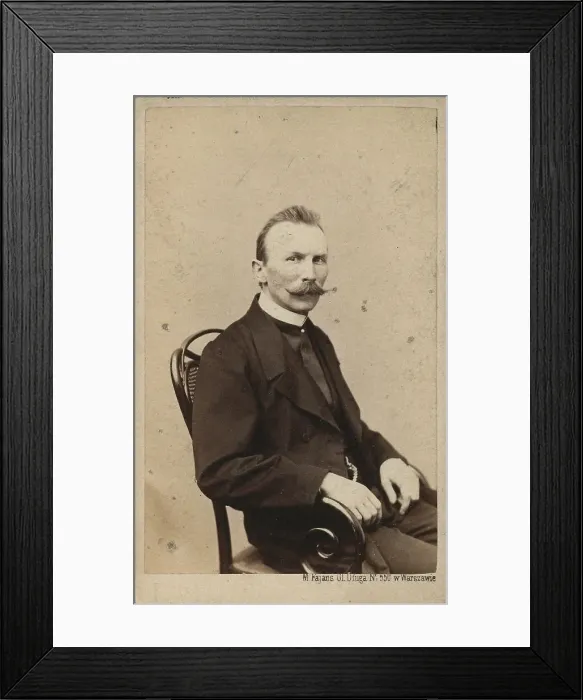 Framed Print : Portrait of the cellist and composer Moritz Karasowski (1823-1892), ca 1865. Creator: Fajans, Maksymilian (1827-1890) Framed Print : Portrait of the cellist and composer Moritz Karasowski (1823-1892), ca 1865. Creator: Fajans, Maksymilian (1827-1890)