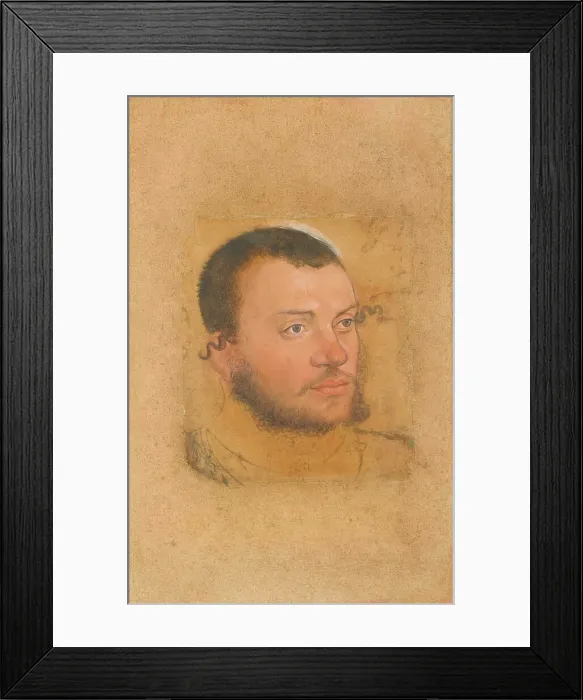 Framed Print : Portrait of John Ernest (1521-1553), Duke of Saxe-Coburg, c.1540. Creator: Cranach, Lucas, the Younger (1515-1586) Framed Print : Portrait of John Ernest (1521-1553), Duke of Saxe-Coburg, c.1540. Creator: Cranach, Lucas, the Younger (1515-1586)