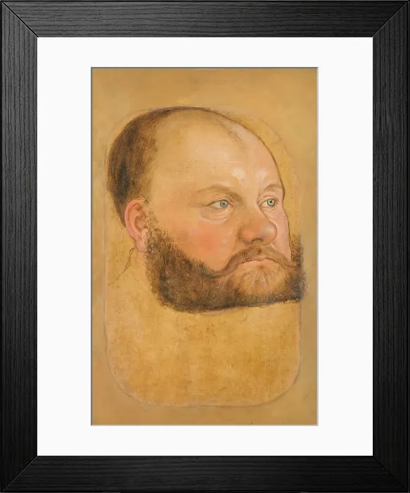 Framed Print : Portrait of Prince Clement Wolfgang of Anhalt-Köthen (1492-1566), called the Confessor, c.1540. Creator: Cranach, Lucas, the Younger (1515-1586) Framed Print : Portrait of Prince Clement Wolfgang of Anhalt-Köthen (1492-1566), called the Confessor, c.1540. Creator: Cranach, Lucas, the Younger (1515-1586)