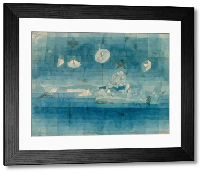 Framed Print : Sunken island, 1923. Creator: Klee, Paul (1879-1940) Framed Print : Sunken island, 1923. Creator: Klee, Paul (1879-1940)