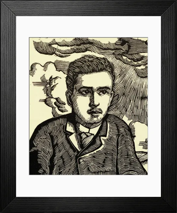 Framed Print : Portrait of the composer Guillaume Lekeu (1870-1894), 1921. Creator: Anonymous Framed Print : Portrait of the composer Guillaume Lekeu (1870-1894), 1921. Creator: Anonymous