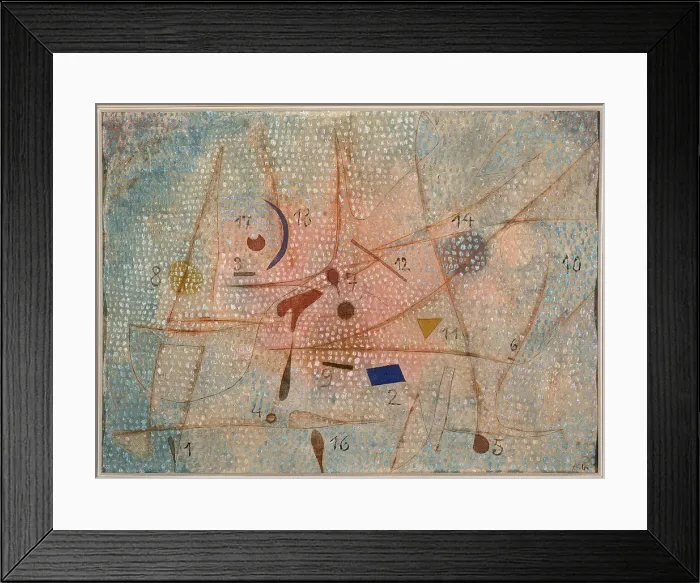 Framed Print : 17 spices, 1932. Creator: Klee, Paul (1879-1940)