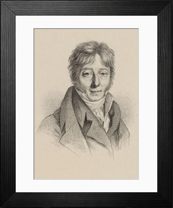 Framed Print : Portrait of the composer Jean-François Le Sueur (1760-1837). Creator: Anonymous Framed Print : Portrait of the composer Jean-François Le Sueur (1760-1837). Creator: Anonymous