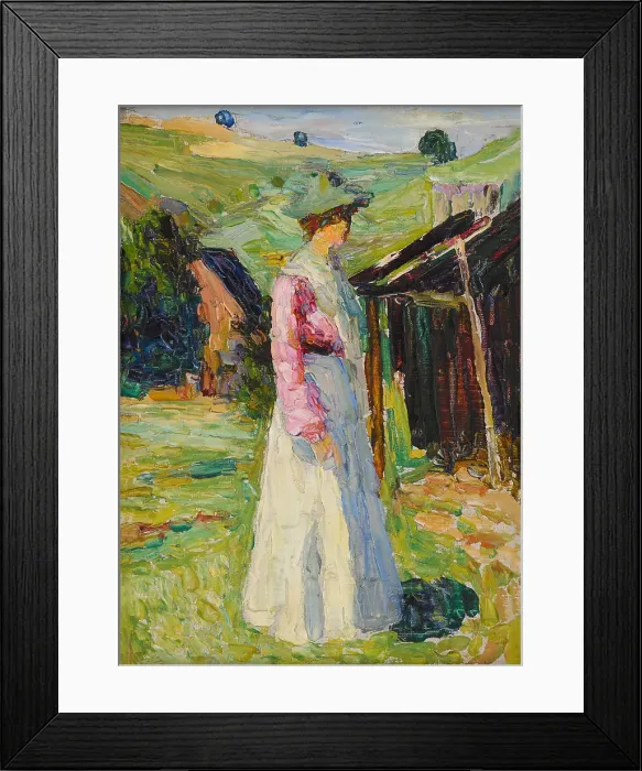 Framed Print : Kochel, Gabriele Münter, 1902. Creator: Kandinsky, Wassily Vasilyevich (1866-1944) Framed Print : Kochel, Gabriele Münter, 1902. Creator: Kandinsky, Wassily Vasilyevich (1866-1944)