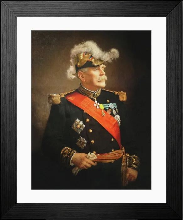 Framed Print : Portrait of Joseph Joffre (1852-1931). Creator: Jacquier, Henri (1878-1921) Framed Print : Portrait of Joseph Joffre (1852-1931). Creator: Jacquier, Henri (1878-1921)