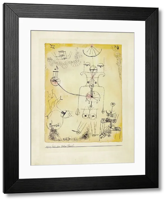 Framed Print : The Proud P'rrrsch, 1920. Creator: Klee, Paul (1879-1940) Framed Print : The Proud P'rrrsch, 1920. Creator: Klee, Paul (1879-1940)