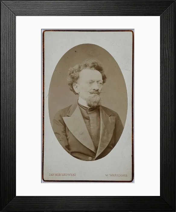 Framed Print : Portrait of the violinist and composer Apolinary Katski (1825-1879), c. 1875. Creator: Mieczkowski, Jan (1830-1889) Framed Print : Portrait of the violinist and composer Apolinary Katski (1825-1879), c. 1875. Creator: Mieczkowski, Jan (1830-1889)