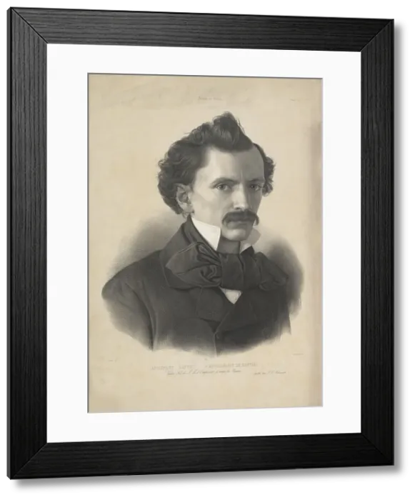 Framed Print : Portrait of the violinist and composer Apolinary Katski (1825-1879), 1857. Creator: Lafosse, Jean-Baptiste Adolphe (1810-1879) Framed Print : Portrait of the violinist and composer Apolinary Katski (1825-1879), 1857. Creator: Lafosse, Jean-Baptiste Adolphe (1810-1879)