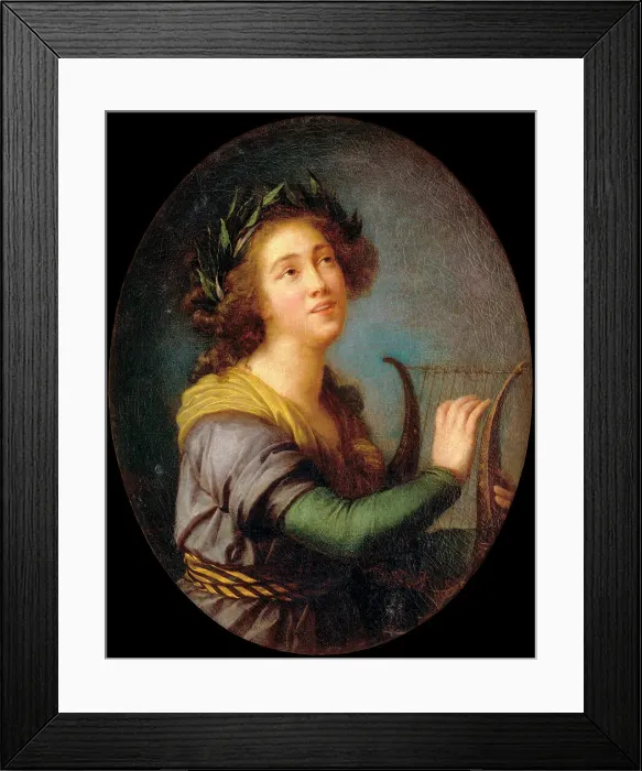 Framed Print : Portrait of the opera singer Luísa Todi (1753-1833), 1789. Creator: Vigée Le Brun, Louise Élisabeth (1755-1842) Framed Print : Portrait of the opera singer Luísa Todi (1753-1833), 1789. Creator: Vigée Le Brun, Louise Élisabeth (1755-1842)