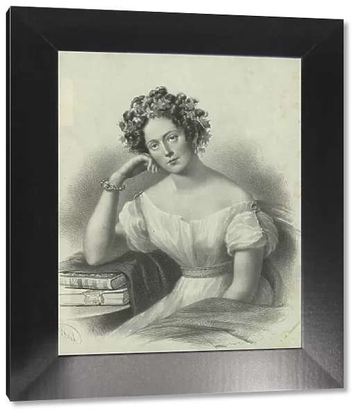 Portrait of Maria Szymanowska (1789-1831). Creator: Borel, Pyotr Fyodorovich (1829-1898)