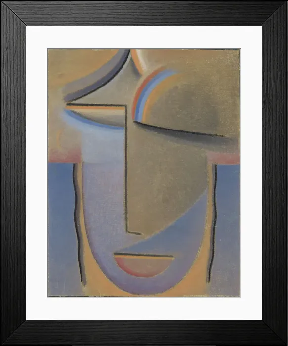Framed Print : Abstract Head: Evening, 1927. Creator: Javlensky, Alexei, von (1864-1941) Framed Print : Abstract Head: Evening, 1927. Creator: Javlensky, Alexei, von (1864-1941)