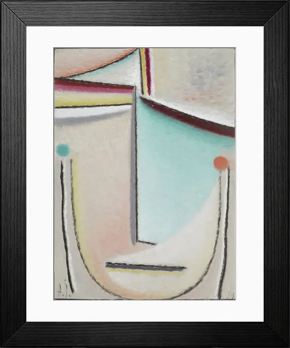 Framed Print : Abstract Head: Pink-Light Blue, 1929. Creator: Javlensky, Alexei, von (1864-1941) Framed Print : Abstract Head: Pink-Light Blue, 1929. Creator: Javlensky, Alexei, von (1864-1941)