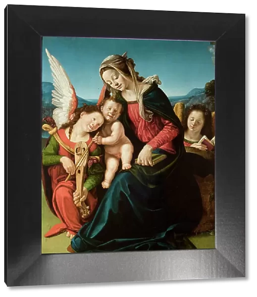 The Virgin and Child with two angels, ca. 1505-1510. Creator: Piero di Cosimo (ca 1462-ca 1521)