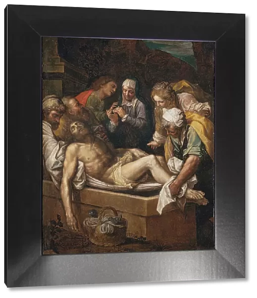 The Entombment of Christ, ca 1585-1590. Creator: Gambara, Lattanzio (c. 1530-1574)