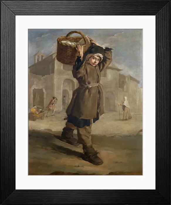 Framed Print : Portarolo, ca 1730. Creator: Ceruti, Giacomo Antonio (1698-1767) Framed Print : Portarolo, ca 1730. Creator: Ceruti, Giacomo Antonio (1698-1767)