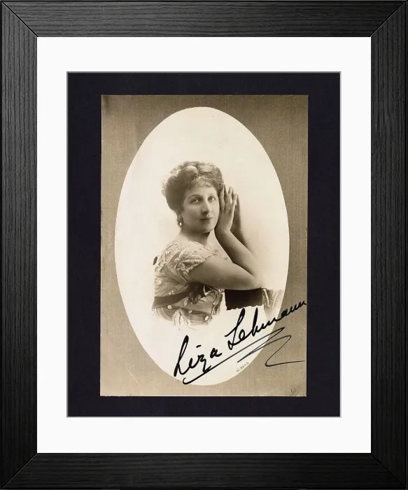 Framed Print : Portrait of the singer and composer Liza Lehmann (1862-1918). Creator: Anonymous Framed Print : Portrait of the singer and composer Liza Lehmann (1862-1918). Creator: Anonymous
