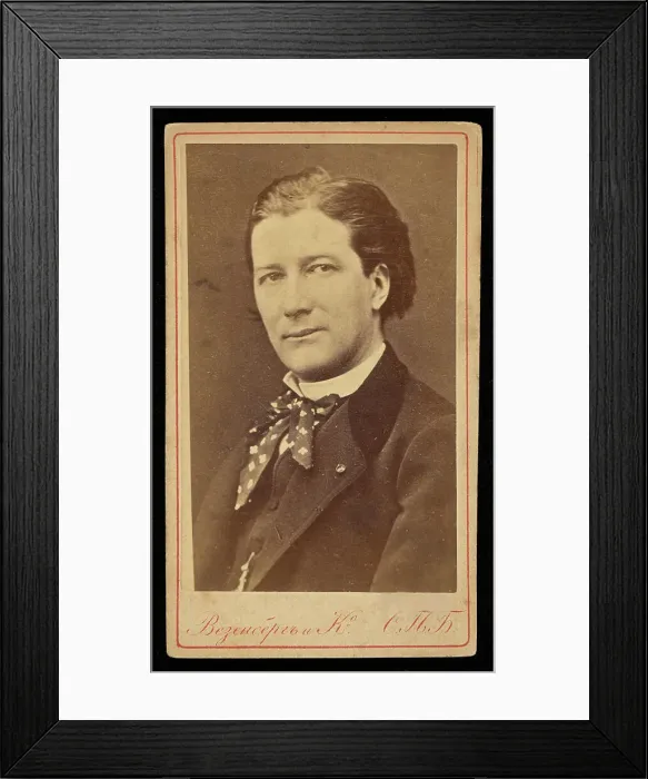 Framed Print : Portrait of the dramatist Victorien Sardou (1831-1908), ca 1865. Creator: Photo studio Wesenberg Framed Print : Portrait of the dramatist Victorien Sardou (1831-1908), ca 1865. Creator: Photo studio Wesenberg