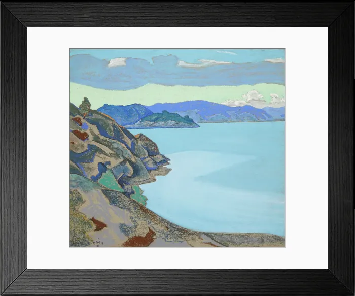 Framed Print : Lake Hympola, 1917. Creator: Roerich, Nicholas (1874-1947) Framed Print : Lake Hympola, 1917. Creator: Roerich, Nicholas (1874-1947)