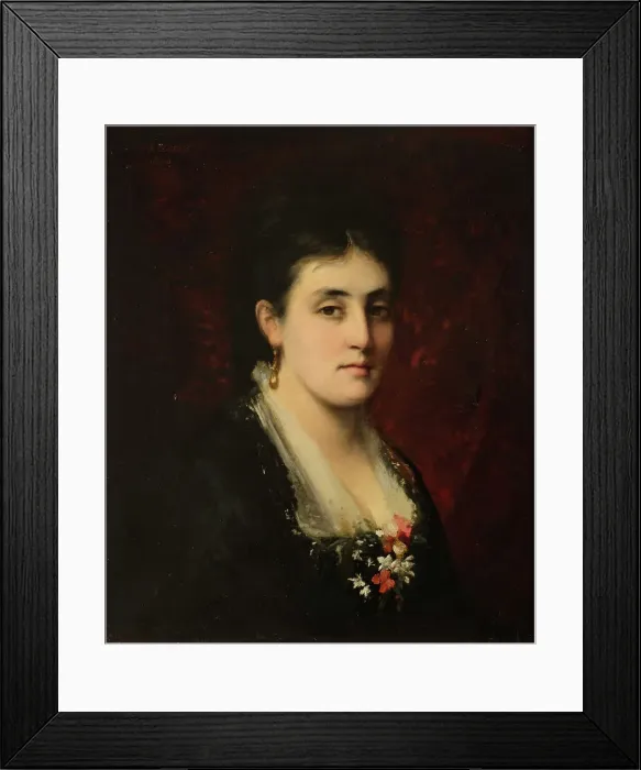 Framed Print : Madame Adrien Proust, née Jeanne Weil (1849-1905), 1880. Creator: Beauvais, Anaïs (1832-1898) Framed Print : Madame Adrien Proust, née Jeanne Weil (1849-1905), 1880. Creator: Beauvais, Anaïs (1832-1898)