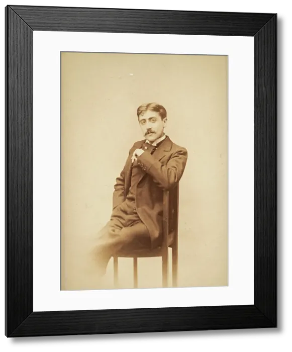 Framed Print : Marcel Proust, 1895. Creator: Wegener, Otto (1849-1924) Framed Print : Marcel Proust, 1895. Creator: Wegener, Otto (1849-1924)