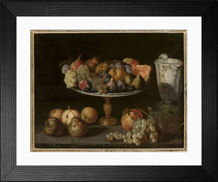 Framed Print : Vase with fruit of the south, Between 1600 and 1625. Creator: Galizia, Fede (1578-1630) Framed Print : Vase with fruit of the south, Between 1600 and 1625. Creator: Galizia, Fede (1578-1630)