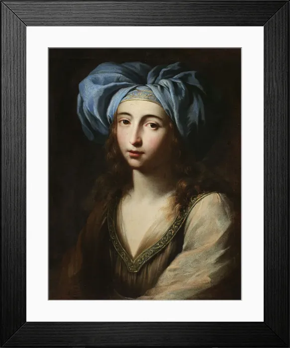 Framed Print : Young woman in oriental dress, Second Half of the 17th cen. Creator: Cantofoli, Ginevra (1618-1672) Framed Print : Young woman in oriental dress, Second Half of the 17th cen. Creator: Cantofoli, Ginevra (1618-1672)