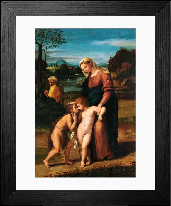 Framed Print : Madonna del Passeggio, 1518-1520. Creator: Raphael (Raffaello Sanzio da Urbino), (after) Framed Print : Madonna del Passeggio, 1518-1520. Creator: Raphael (Raffaello Sanzio da Urbino), (after)