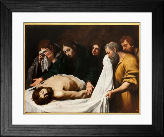 Framed Print : The Lamentation over Christ, c. 1610. Creator: Spada, Leonello (1576-1622) Framed Print : The Lamentation over Christ, c. 1610. Creator: Spada, Leonello (1576-1622)