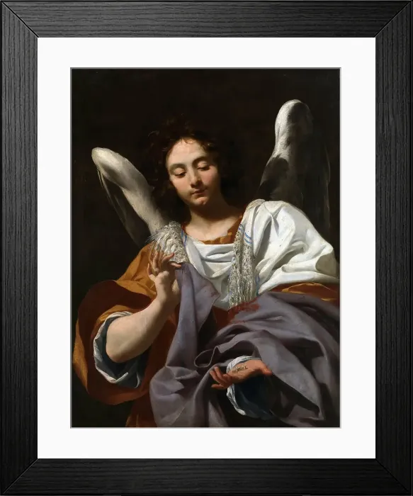 Framed Print : Angel, c. 1615. Creator: Vouet, Simon (1590-1649) Framed Print : Angel, c. 1615. Creator: Vouet, Simon (1590-1649)