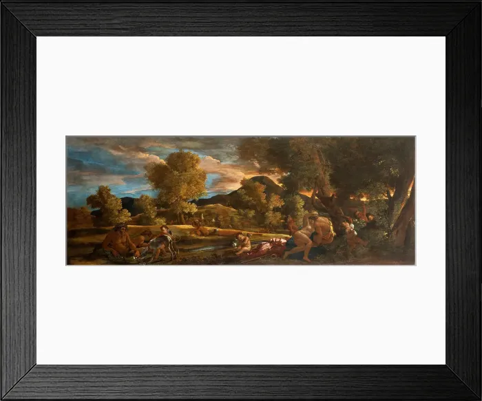 Framed Print : Venus and Adonis, c. 1625-1626. Creator: Poussin, Nicolas (1594-1665) Framed Print : Venus and Adonis, c. 1625-1626. Creator: Poussin, Nicolas (1594-1665)