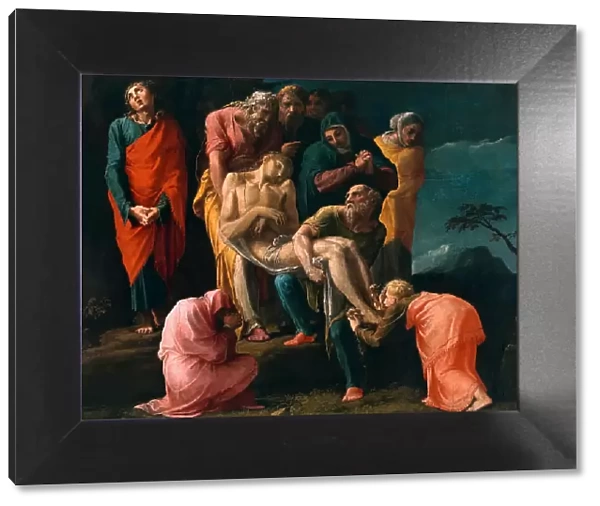 Christ Taken to the Tomb, c. 1527. Creator: Caravaggio, Polidoro da (ca 1499-1543)